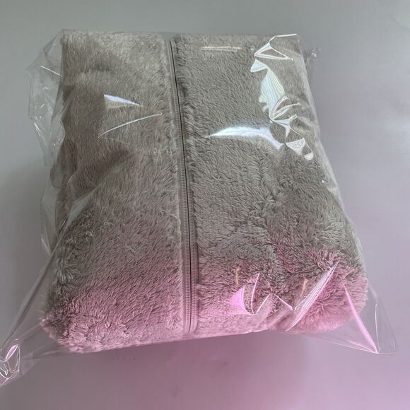 Adidas Jacket Super Trekking Fuzzy Sherpa Climawarm Neutral Outdoor Athleisure L - Picture 11 of 11